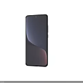 Modern Smartphone With Curved Display And Multi Camera Setup In Dark Color