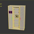 Modern Electronic Storage Cabinet With Digital Display And Control Panel