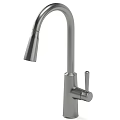 Kitchen Double Bowl Sink With Stainless Steel Faucet Silver Gray Accessories