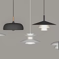 Modern Minimalist Pendant Lights in Black and White Various Designs for Home Decor