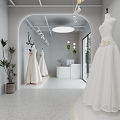 Modern Bridal Shop 3d model