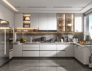 Modern Kitchen 3d model