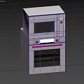 BOSCH Built in Oven and Microwave Stacked as Modern Kitchen Appliances