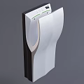 Public Facility Modern Automatic Hand Dryer With Sleek Design And Quick Drying 3d model
