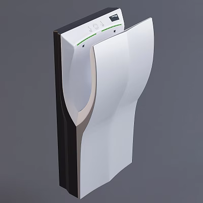 Modern dryer phone public toilet dryer phone 3d model