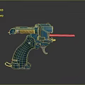 Science Fiction Firearms Next Generation Firearms Science Fiction Game Gun Game Firearms Game Gun Concept Gun Laser Gun 3d model