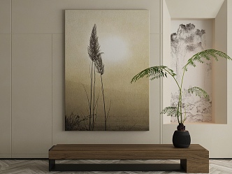 Quiet decorative painting 3d model