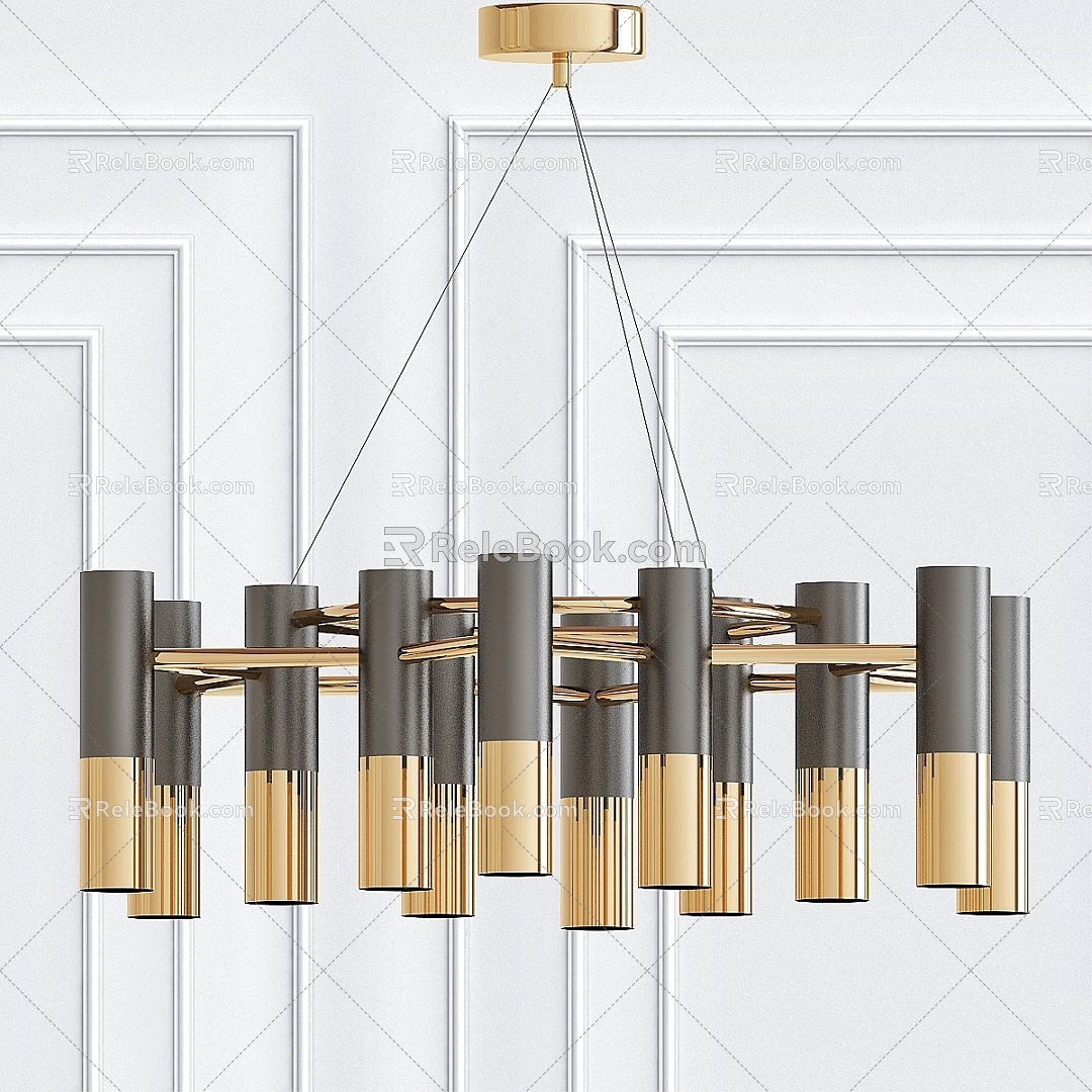 Modern chandelier chandelier 3d model