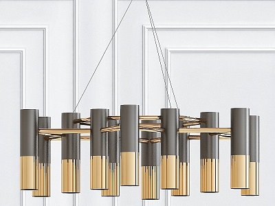 Modern chandelier 3d model