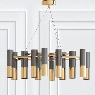 Modern chandelier 3d model