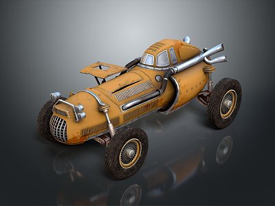 All Terrain Vehicle Toy Car Four-wheeler Beach Car Four-wheel Motorcycle Mountain Bike Off-road Mountain Bike 3d model