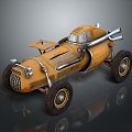 All Terrain Vehicle Toy Car Four-wheeler Beach Car Four-wheel Motorcycle Mountain Bike Off-road Mountain Bike 3d model