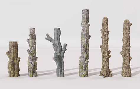 Modern Stump 3d model
