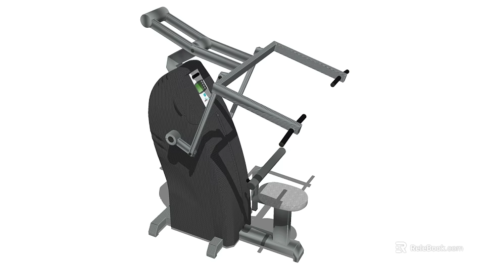 Entertainment Room Setup With Multi functional Fitness Machine For Home Workout 3d model 