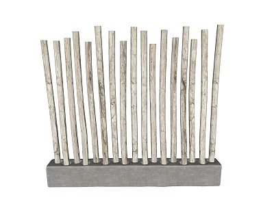 Modern Wood Dried Branches 3d model