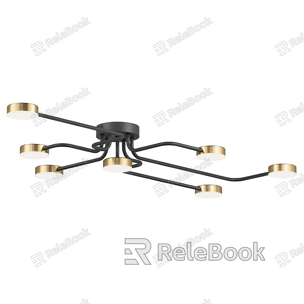 Simple Light Luxury Ceiling Lamp Ceiling Lamp Simple Ceiling Lamp Ceiling Lamp Circular Arc Ceiling Lamp model