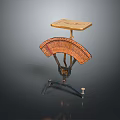 Weighing Plate Scale Weighing Apparatus Mechanical Weighing Small Plate Scale Old-fashioned Plate Scale Spring Weighing Libra Realistic Balance 3d model
