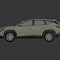 Modern Stylish SUV With Black Roof Sunroof And Silver Exterior Finish