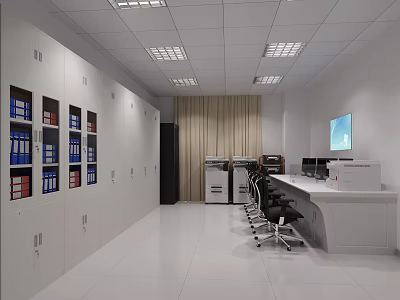Modern Open Kitchen Interior Design With Island Counter And Appliances 3d model