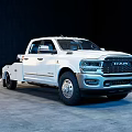 White Dodge Ram Heavy Duty Tow Truck With Towing Equipment And Functional Design