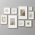 Decorative Photo Frame Combination 3d model