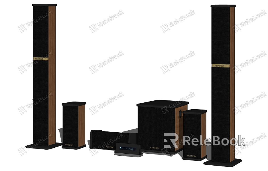 Modern Audio Home Theater Audio Subwoofer suit model