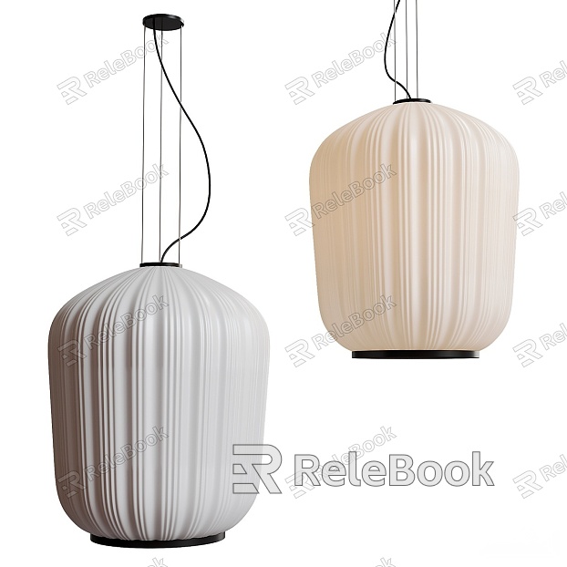 Modern Chandelier Fabric Chandelier Spherical Chandelier Paper Chandelier Restaurant Chandelier model