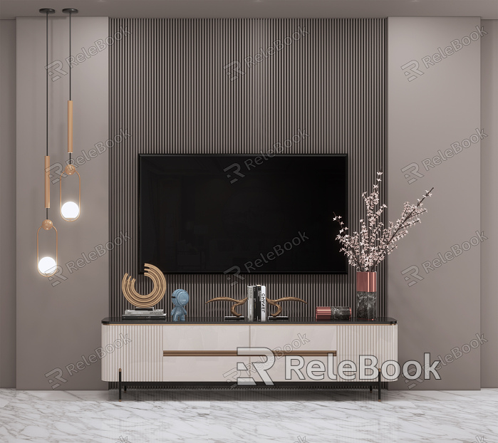 Modern TV Cabinet TV Cabinet Combination model