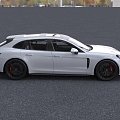 2022 Porsche Paramela Sedan Luxury Car 3d model