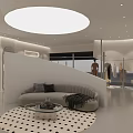 Modern Clothing Store Interior With Mannequins In Dresses And Display Racks