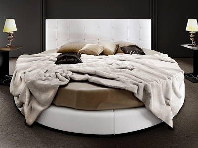 Modern Round Bed Round Bed model