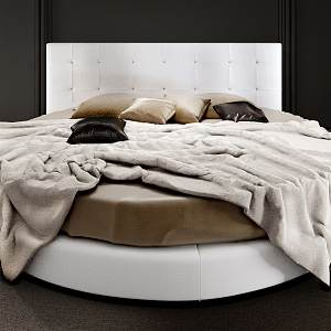 Modern Round Bed Round Bed 3d model