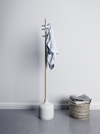 Nordic clothes hanger 3d model