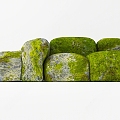 Moss Moss Stone Landscape Stone 3d model