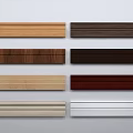 Wooden Decorative Lines In Various Colors And Styles For Home Interior Decoration