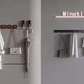 Wall Hooks for Hanging Clothes Bags Umbrella and Scarf on Modern Home Wall