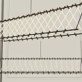 Modern Geometric Grid Chandelier With Metal Frame And LED Lights For Contemporary Interior Spaces