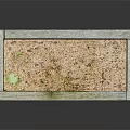 Wooden Rectangular Garden Ornament Planter With Soil For Outdoor Decorative Use