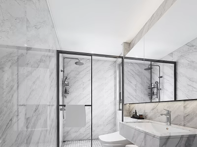 Modern A Toilet 3d model