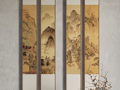 New Chinese Landscape Painting Hanging Painting Decorative Painting model