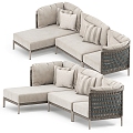 Anatra collection set Multiplayer Sofa Modern Sofa Woven Sofa Creative Woven Sofa Living Room Sofa 3d model