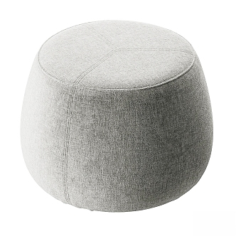 modern stool sofa stool round stool 3d model