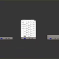 Foldable Portable Computer Keyboard With Modern Slim Design And Multiple Sections