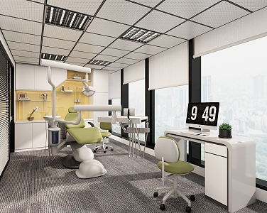 Dental consulting room Modern consulting room 3d model