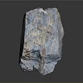Natural Blue White Textured Stone Block With Unique Patterns For Decorative Projects