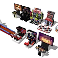 modern game machine video game 3d model