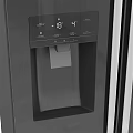Modern Kitchen Appliances Including Refrigerator Range Hood And Gas Stove