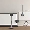 Projector screen 3d model