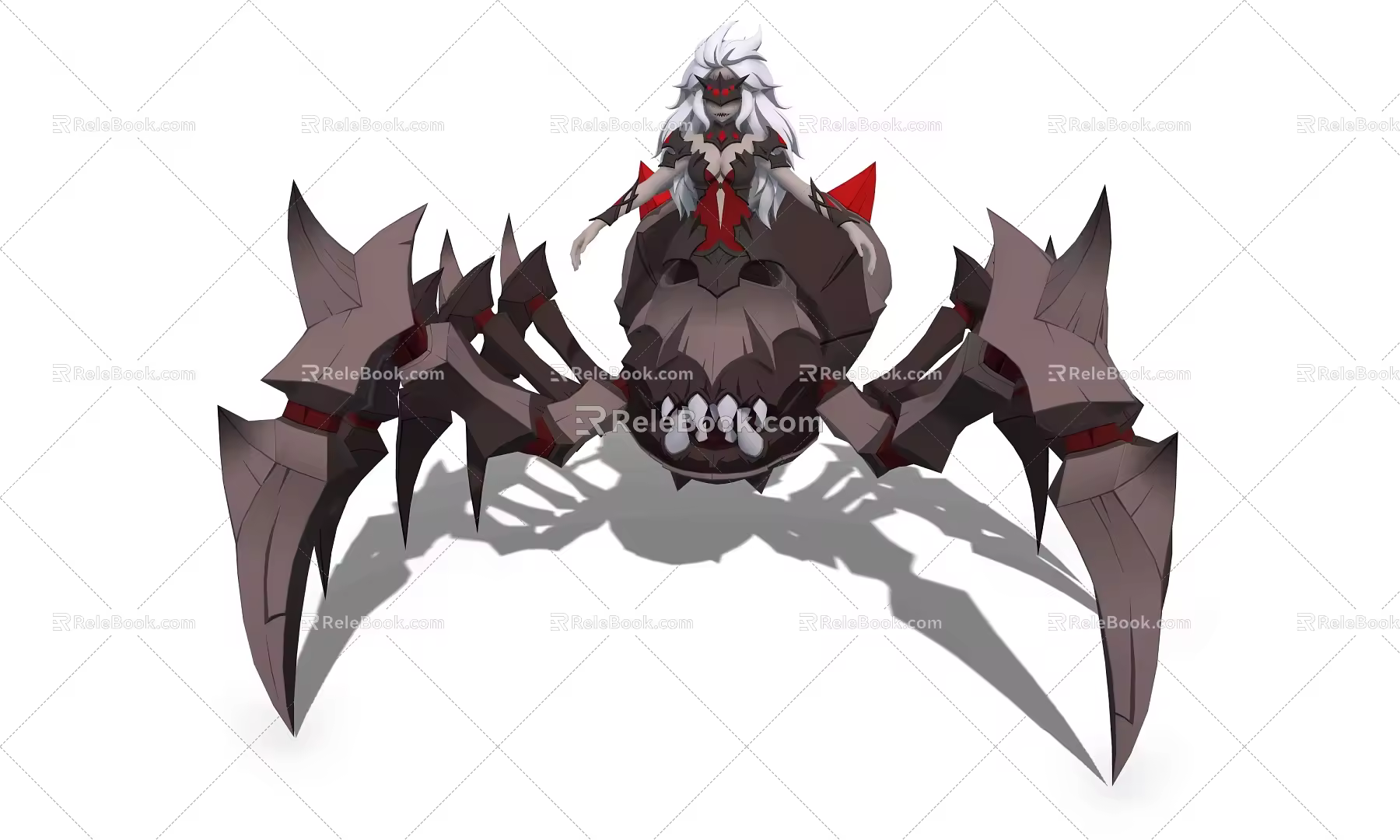 Modern Spider Monster Mutant Creature Game Character Anime Character 3d model