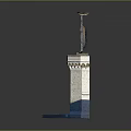 Architectural Model Display Featuring Wood And Stone Elements With Decorative Arches And Design Details